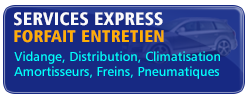 Service express forfait entretien